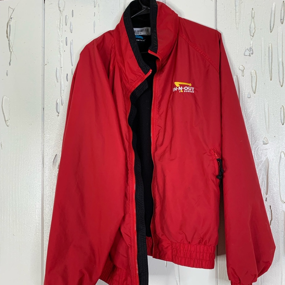 Red In-N-Out Windbreaker Jacket